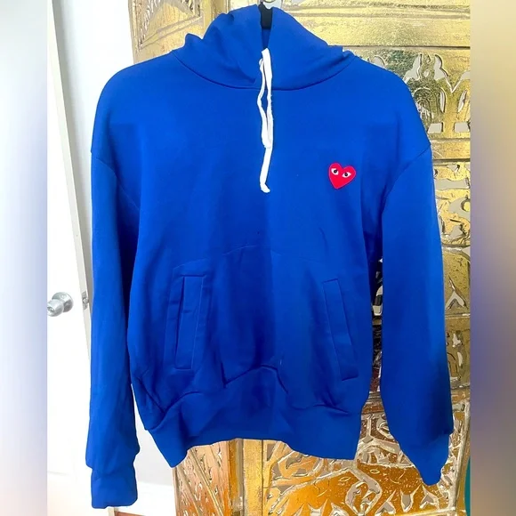 Comme des Garcon Hoodie Medium Blue